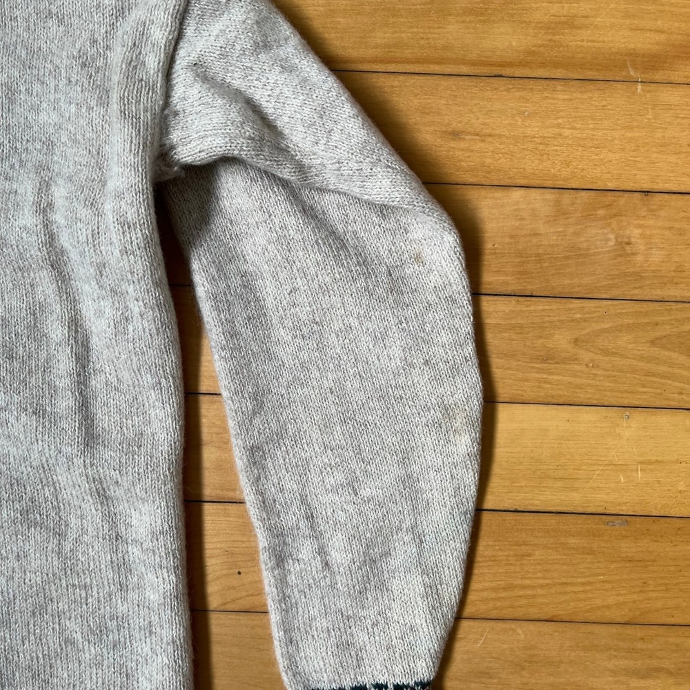 Vintage 1980s Northern Reflections Christmas Knitted Sweater Zip Up Cardigan - Picture 11 of 11